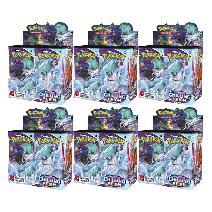 Pokmon TCG: Sword & Shield: Chilling Reign - Booster Box Case Smoke and Mirrors Hobby Pokmon TCG: Sword & Shield: Chilling Reign - Booster Box Case Smoke and Mirrors Hobby