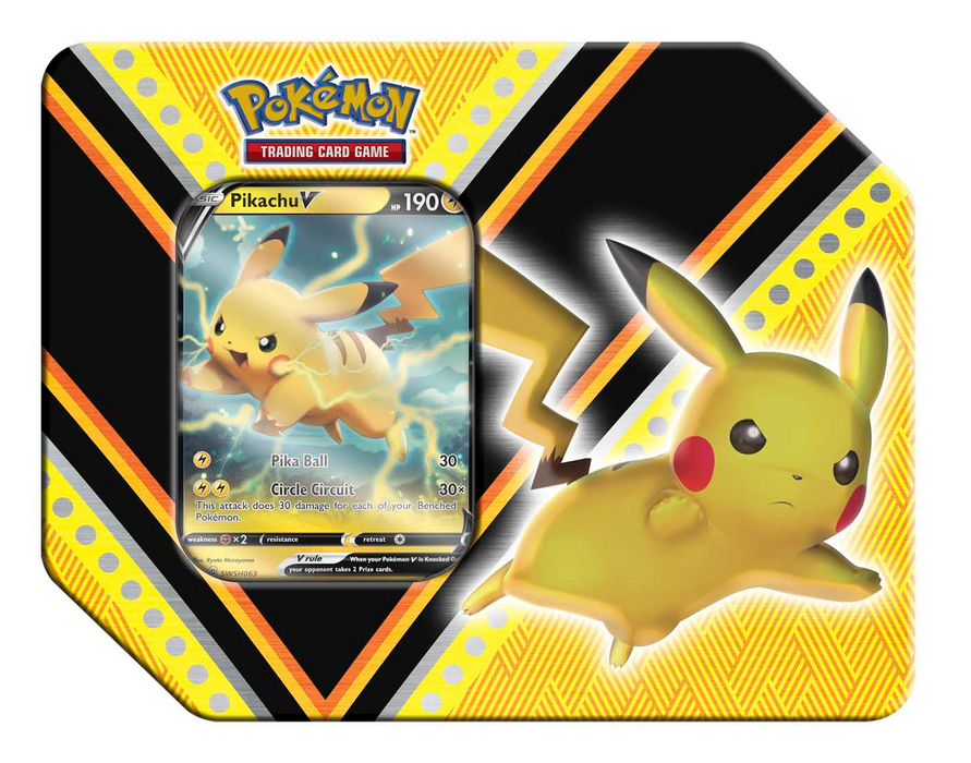 Pokémon TCG: Sword & Shield - V Powers Tin (Pikachu V)