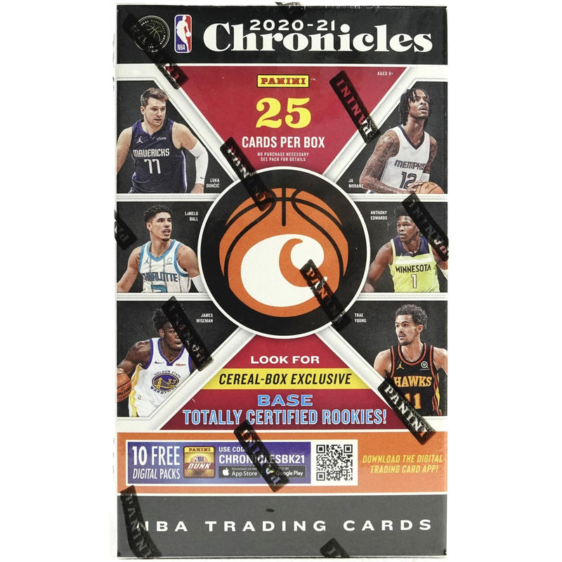 2020-21 Chronicles Basketball Cereal Box