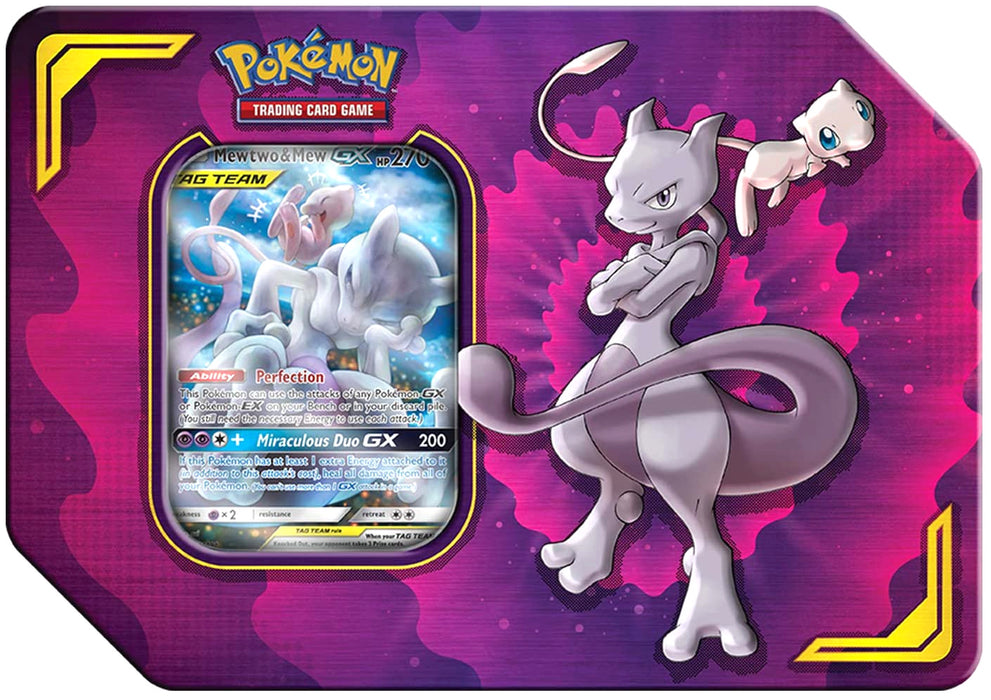 Pokémon TCG: Power Partnership Tin (Mewtwo & Mew GX) — Smoke and Mirrors Hobby