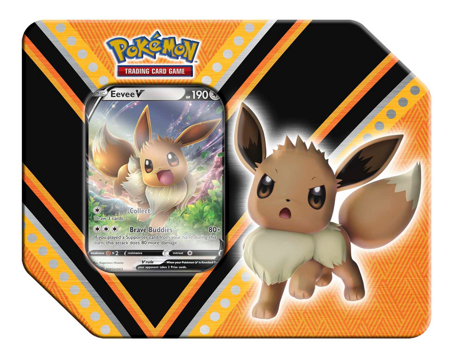 Pokémon TCG: Sword & Shield - V Powers Tin (Eevee V)
