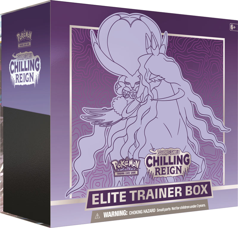 Pokémon TCG: Sword & Shield: Chilling Reign - Elite Trainer Box (Shadow Rider Calyrex)
