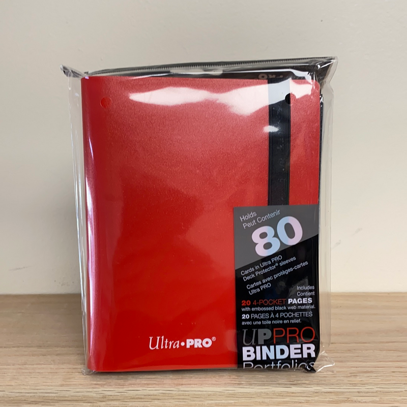 Ultra-PRO Eclipse: 2 Pocket Binder - Apple Red