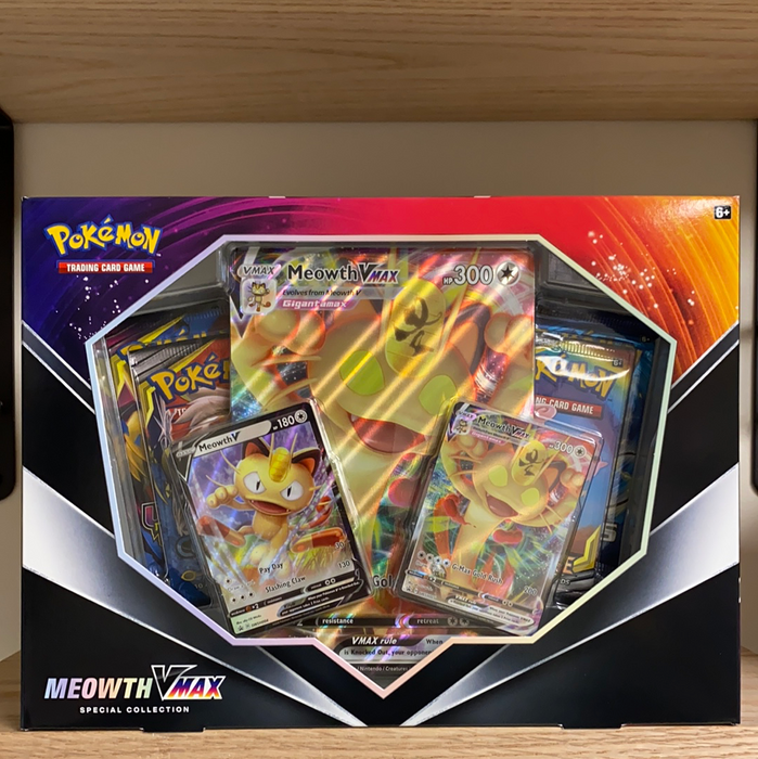 Pokmon TCG: Meowth VMAX Special Collection Smoke and Mirrors Hobby Pokmon TCG: Meowth VMAX Special Collection Smoke and Mirrors Hobby