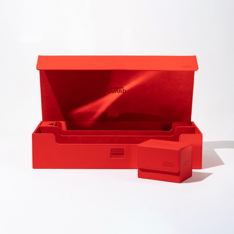 Ultimate Guard - Superhive 550+ Xenoskin Deck Case - Monocolor Red