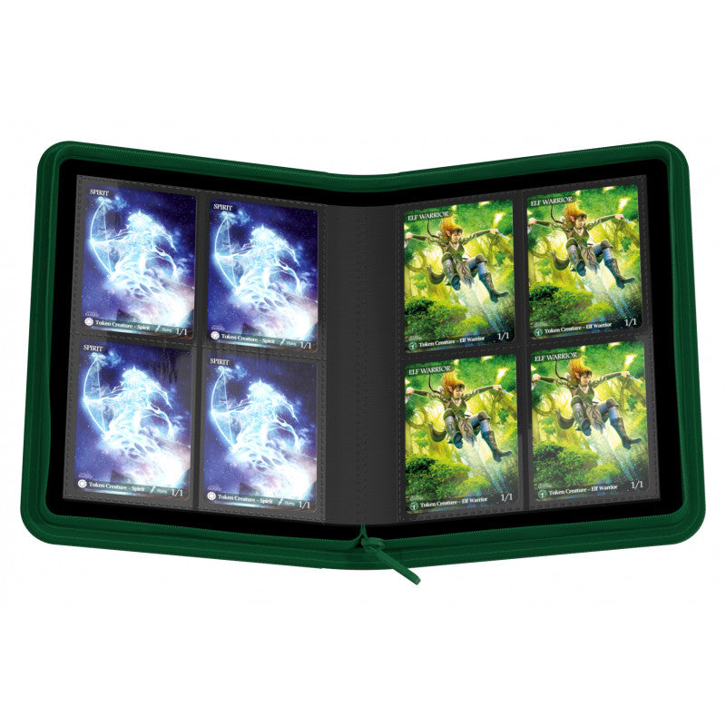 Ultimate Guard - 8 Pocket ZipFolio Xenoskin Playset Binder - Green